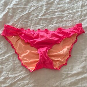 Victoria's Secret Pink and Peach Bikini Bottom